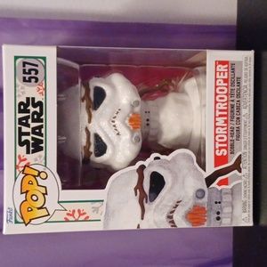 New Funko Pop 557 Disney Star Wars Stormtrooper Snowman Bobble-Head Figure